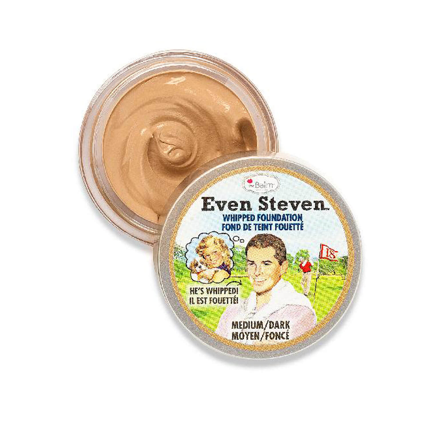 theBalm Even Steven Whipped Foundation Medium Dark