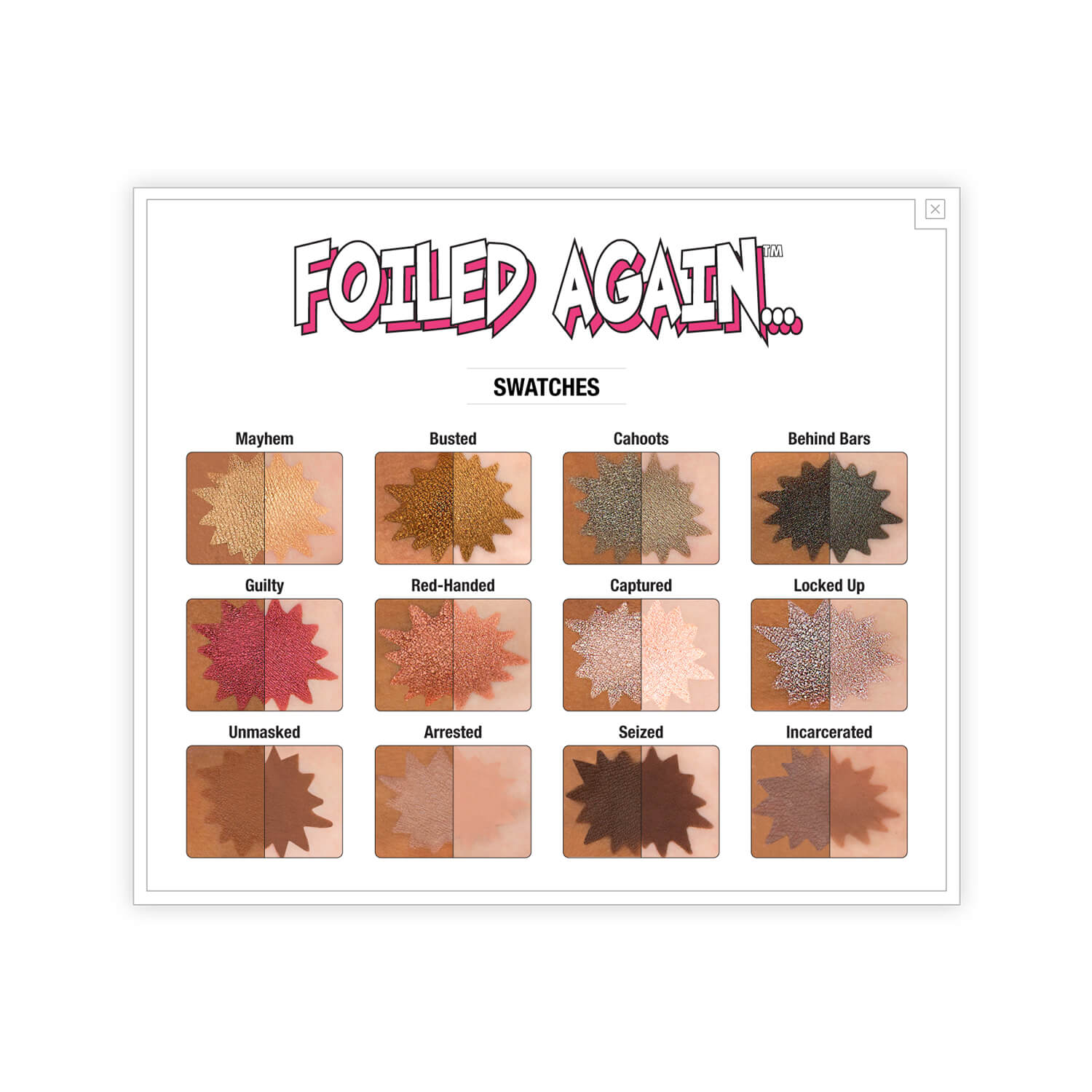 theBalm Foiled Again...Foil Eyeshadow Palette