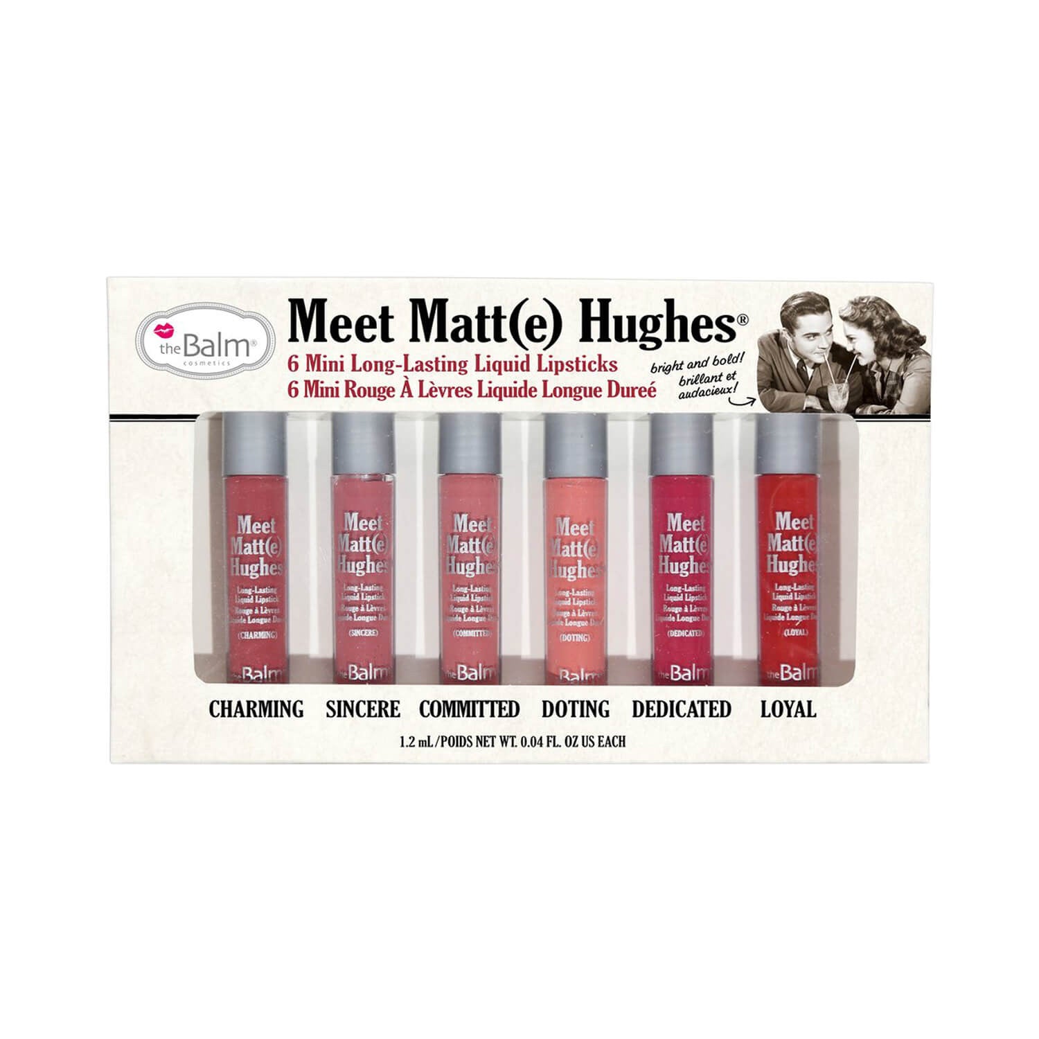 theBalm Meet Matte Hughes® Set of 6 Mini Long-Lasting Liquid Lipsticks